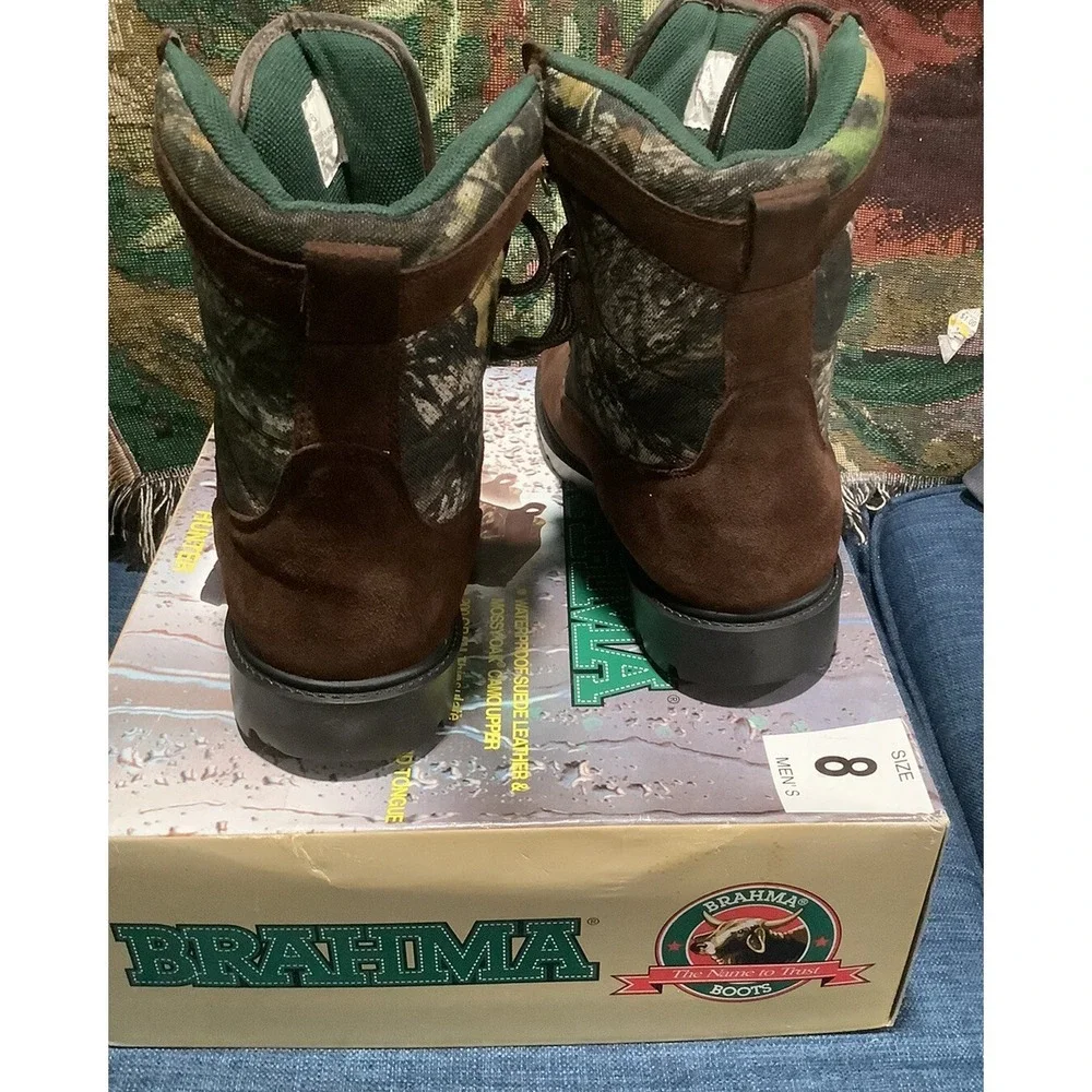 BRAHMA Thinsulate Waterproof Camouflage Hunter Boots Men 8